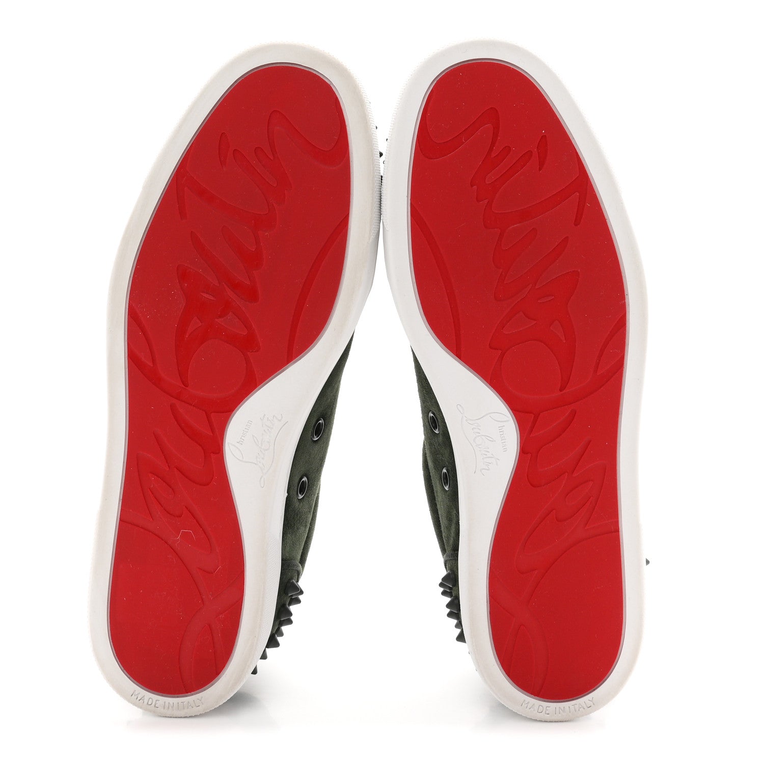 Christian Louboutin Veau Velours Orlato Flat Sneakers  38 Tennessee 6 of 10