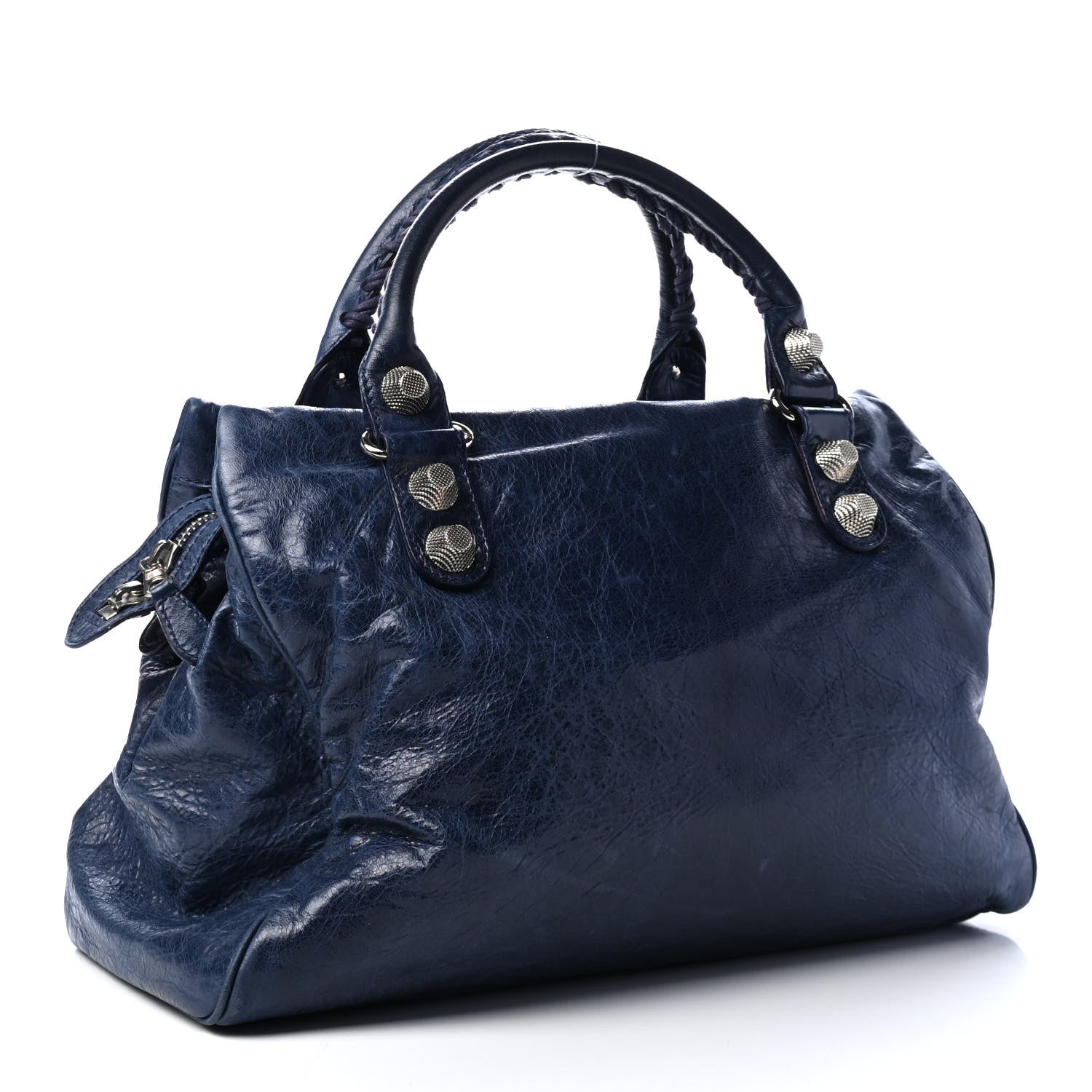 Balenciaga Agneau Giant 21 Silver Hardware Mid Day Marine 2 of 4