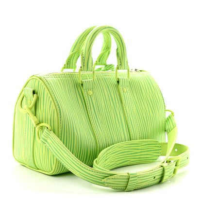 Louis Vuitton LV X Park Seo-Bo Epi Bandouliere 25  Green 3 of 9