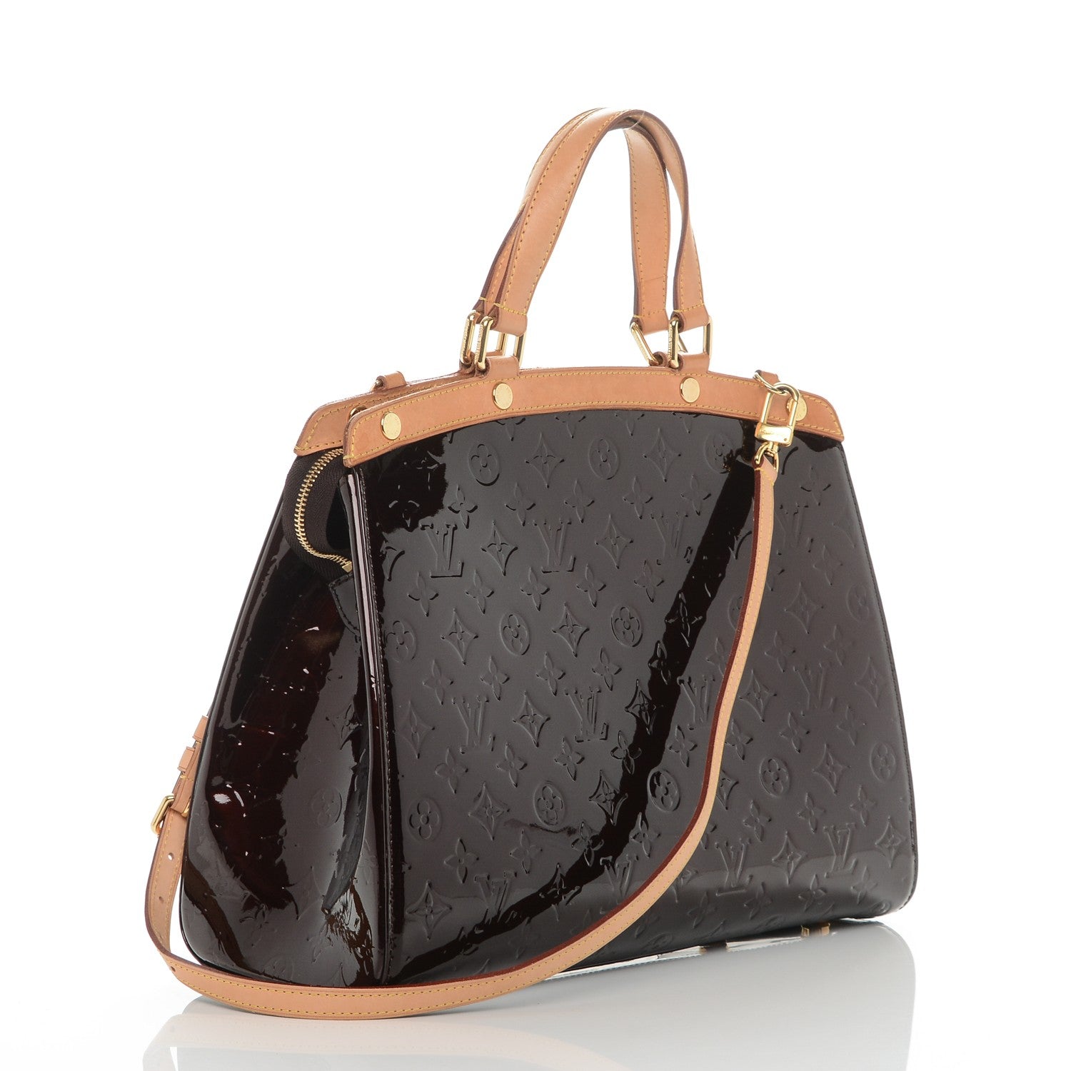Louis Vuitton Vernis Brea GM Amarante 3 of 6