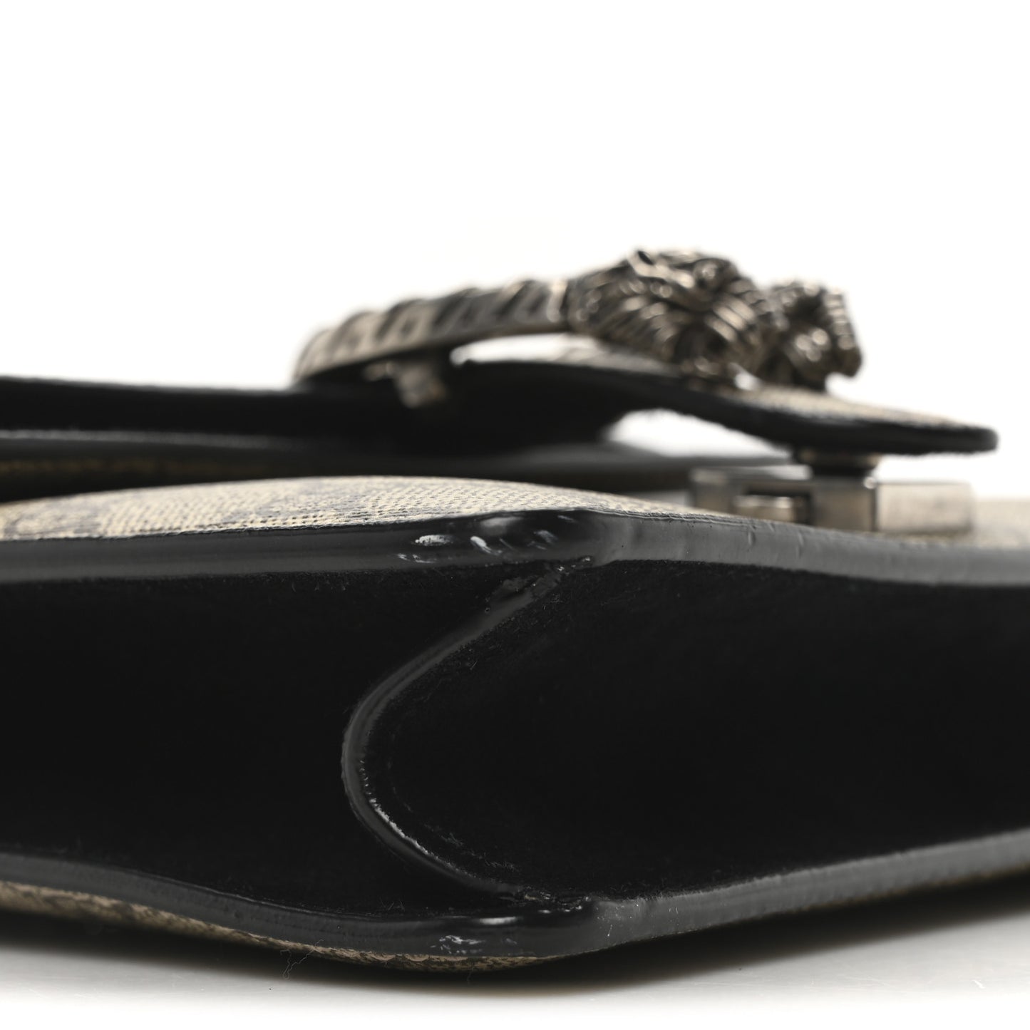 GG Supreme Monogram Mini Dionysus Shoulder Bag Black