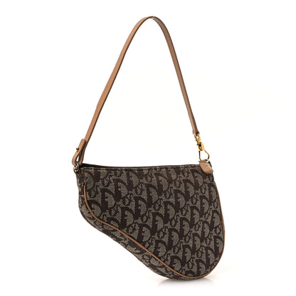Christian Dior Monogram Mini Saddle Pochette Brown 3 of 12