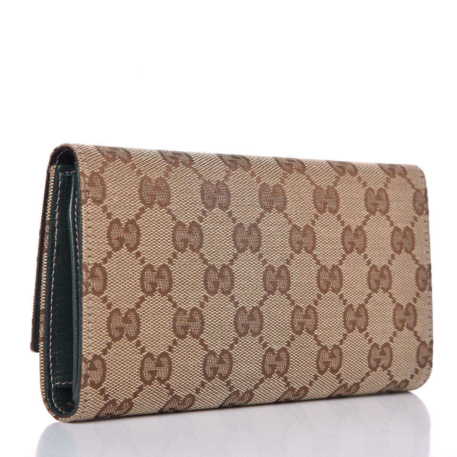 Gucci Monogram Web Hasler Continental Wallet 3 of 7