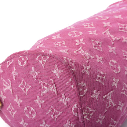 Louis Vuitton Monogram Denim Neo Speedy Fuchsia 9 of 10
