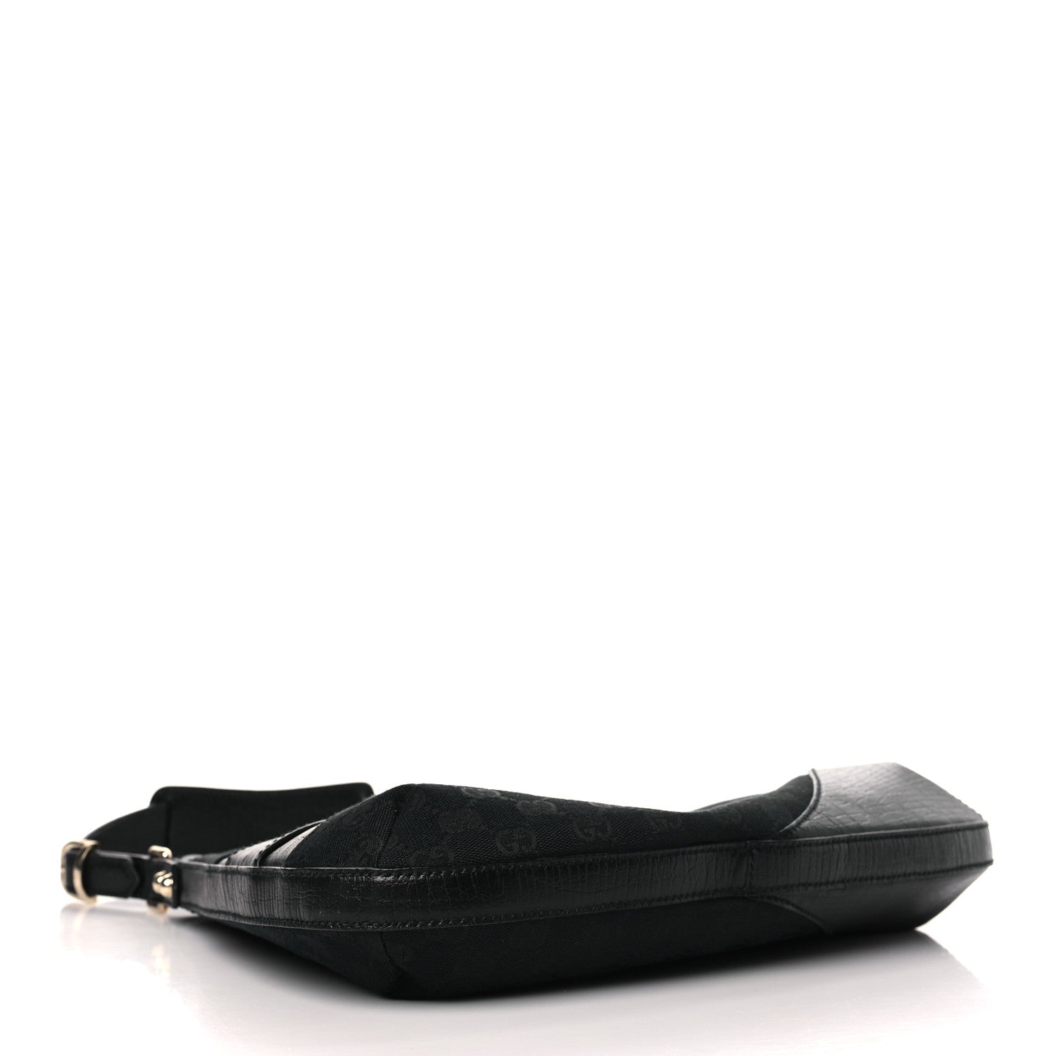 Gucci Monogram Web Hasler Hobo Black 4 of 9