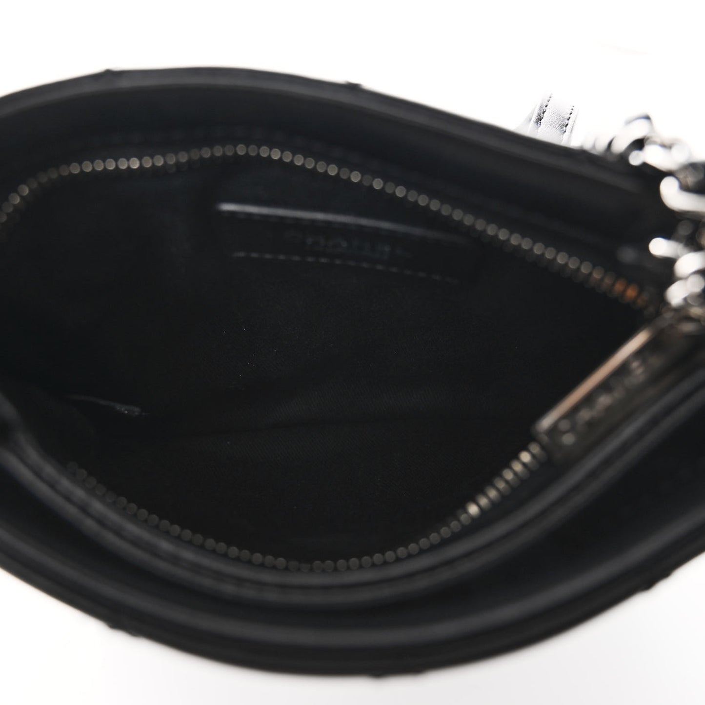 Lambskin Quilted Crossbody Bag Black