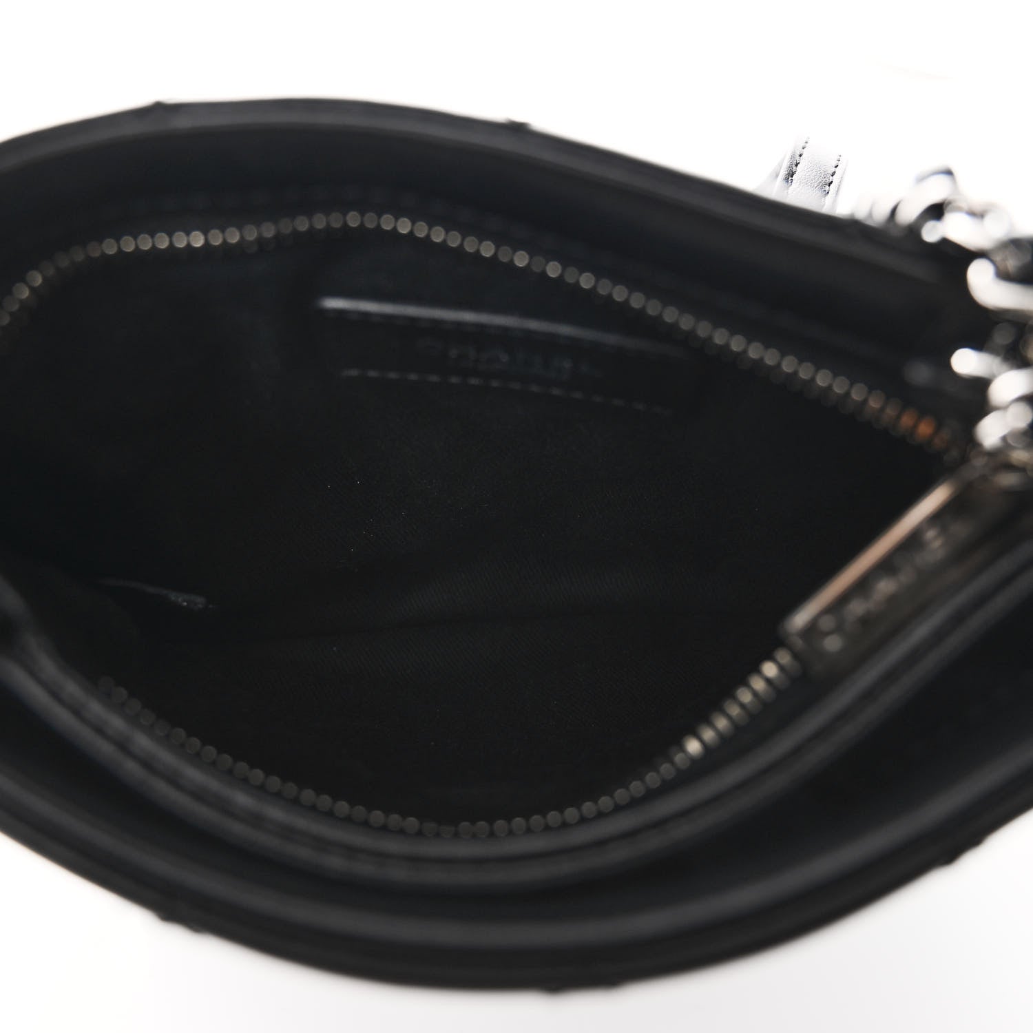 Chanel Lambskin Quilted Crossbody Bag Black 5 of 9