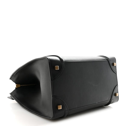 Celine Smooth Calfskin Mini Luggage Black 4 of 9