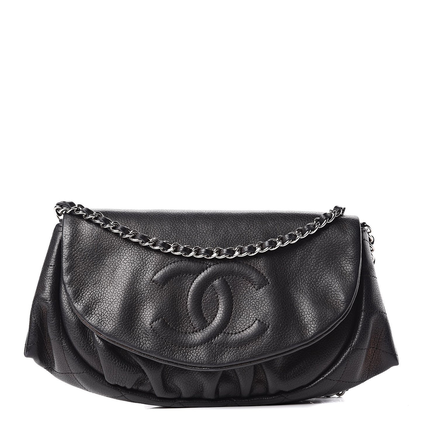 Caviar Half Moon Wallet On Chain WOC Black