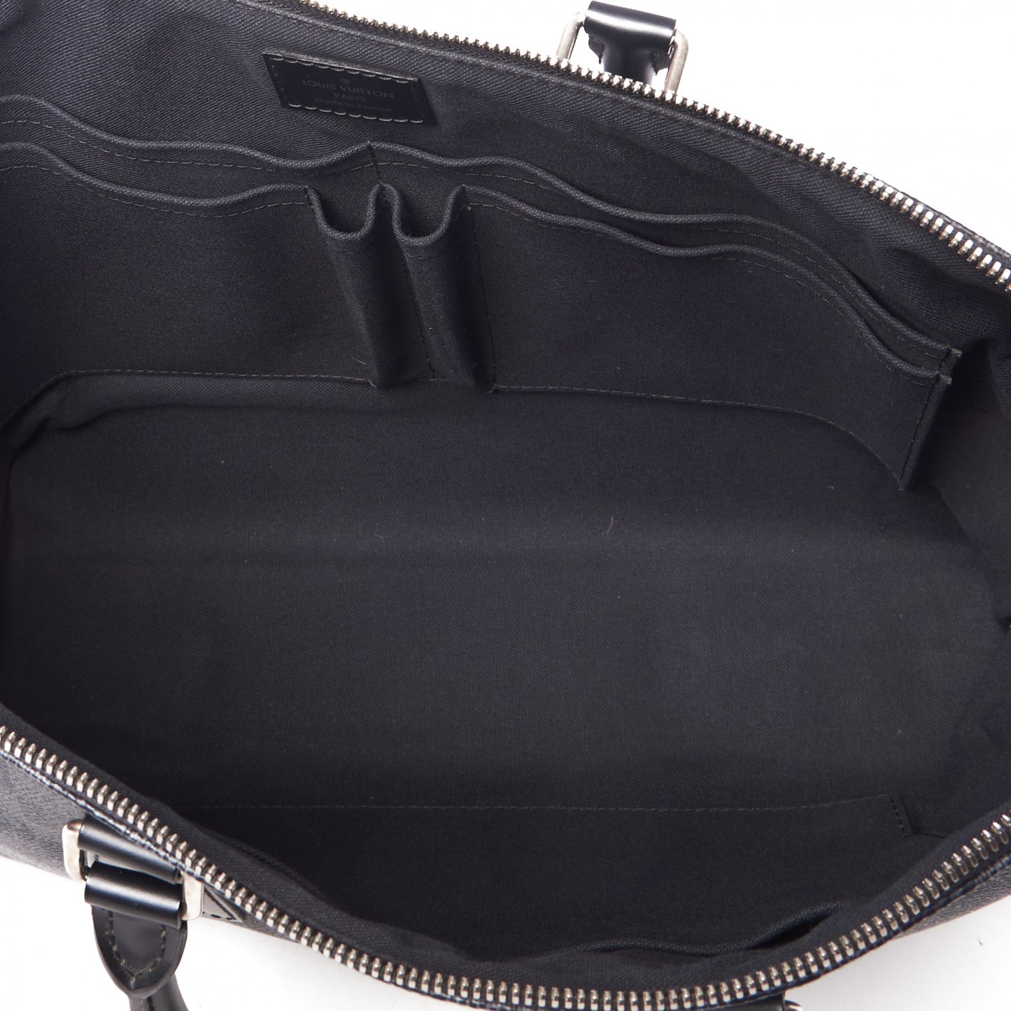 Damier Graphite Porte-Documents Jour