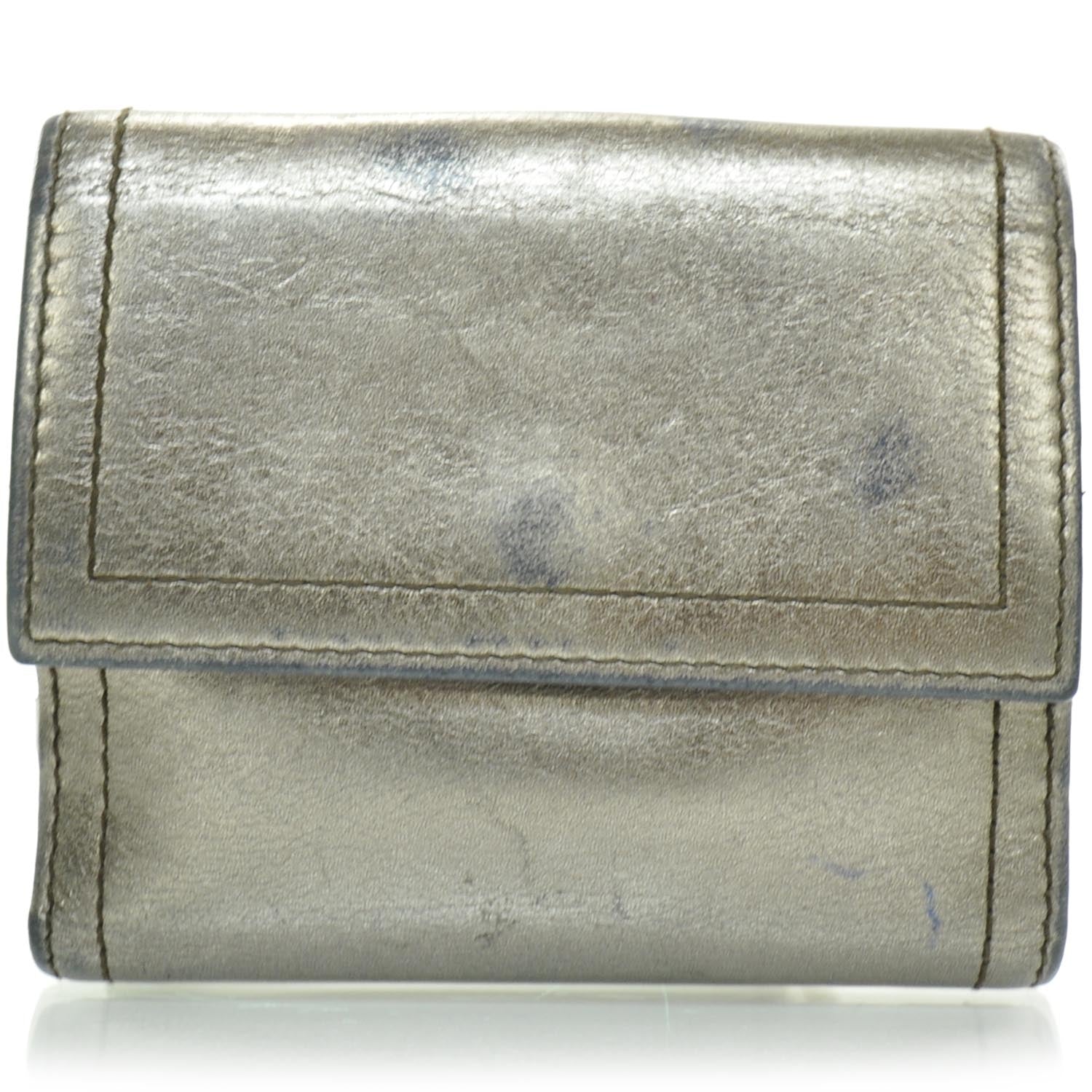 Gucci Leather Compact Hysteria Wallet Metallic 2 of 10