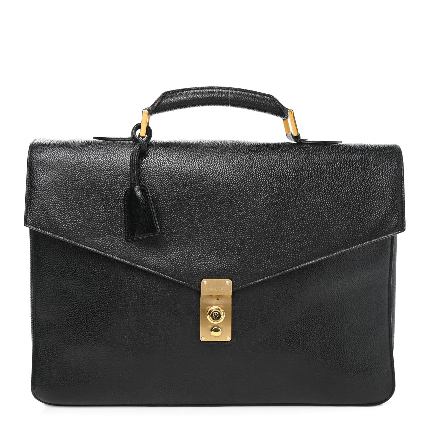 Caviar Briefcase Laptop Bag Black