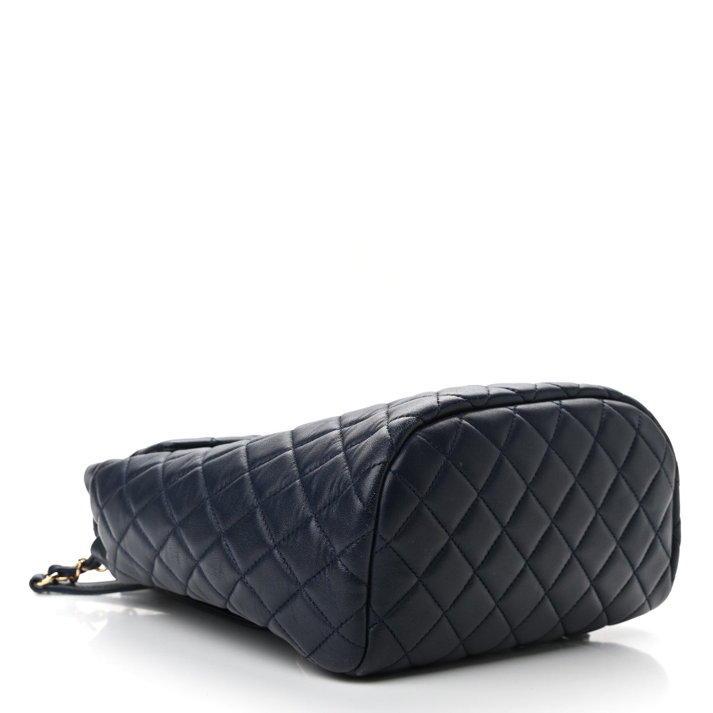 Lambskin Quilted Small Urban Spirit Backpack Navy