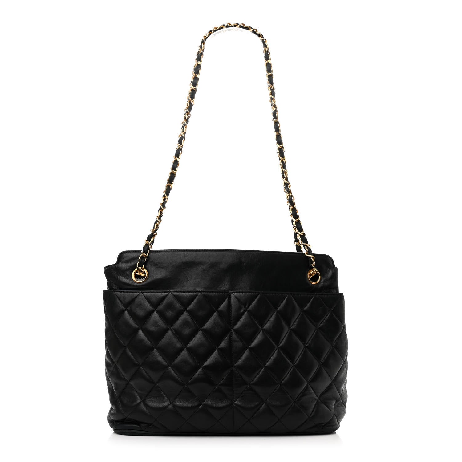 Chanel Lambskin Quilted Shoulder Bag Black 1 of 11