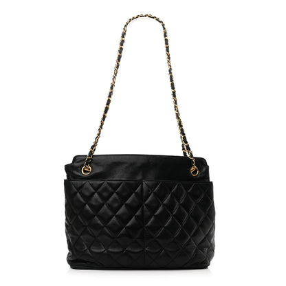Chanel Lambskin Quilted Shoulder Bag Black 1 of 11