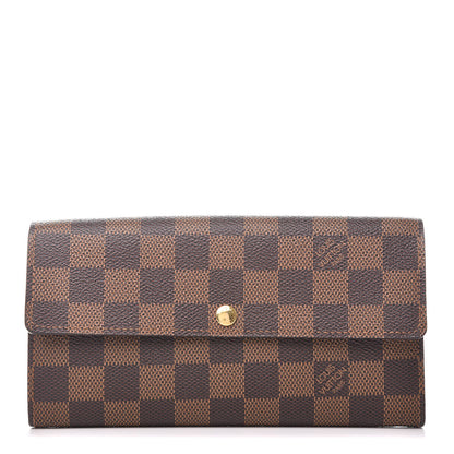 Louis Vuitton Damier Ebene Sarah Wallet 1 of 11
