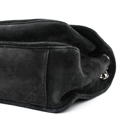 Saint Laurent Suede Monogram Matelasse Medium Niki Chain Satchel Black 10 of 10