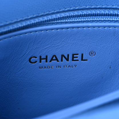 Chanel Caviar Quilted Mini Coco Handle Flap Blue 6 of 12