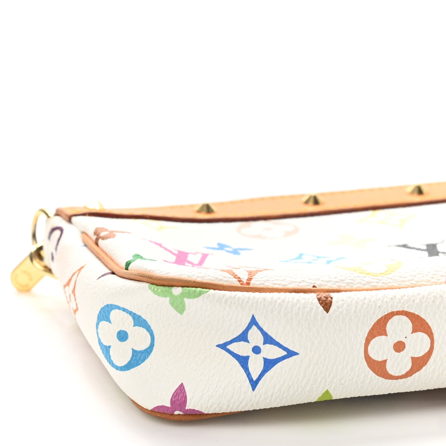 Monogram Multicolor Pochette Accessories White