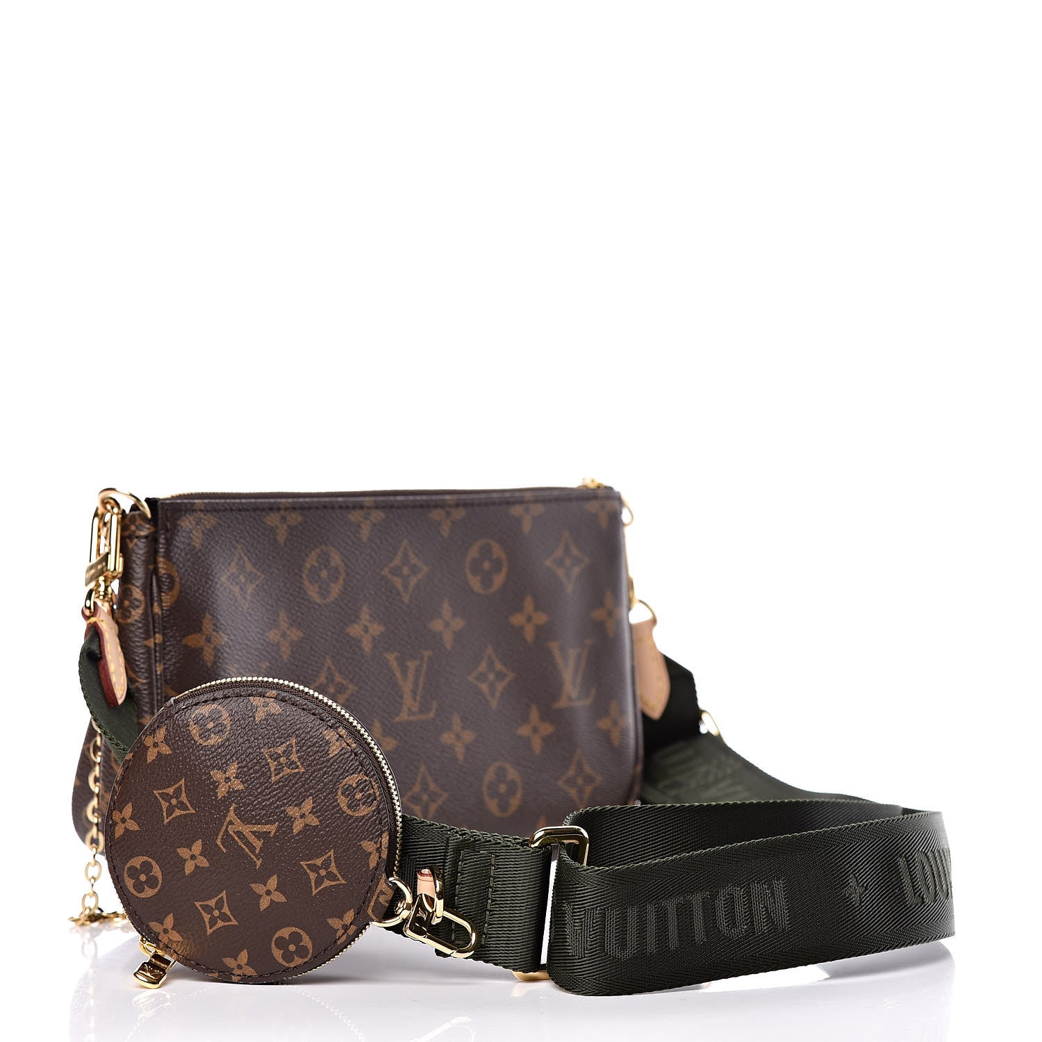 Louis Vuitton Monogram Multi Pochette Accessories Kaki 4 of 20