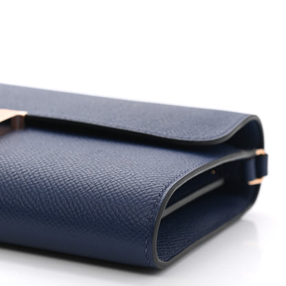 Hermes Epsom Constance Long To Go Wallet Bleu Saphir 9 of 10