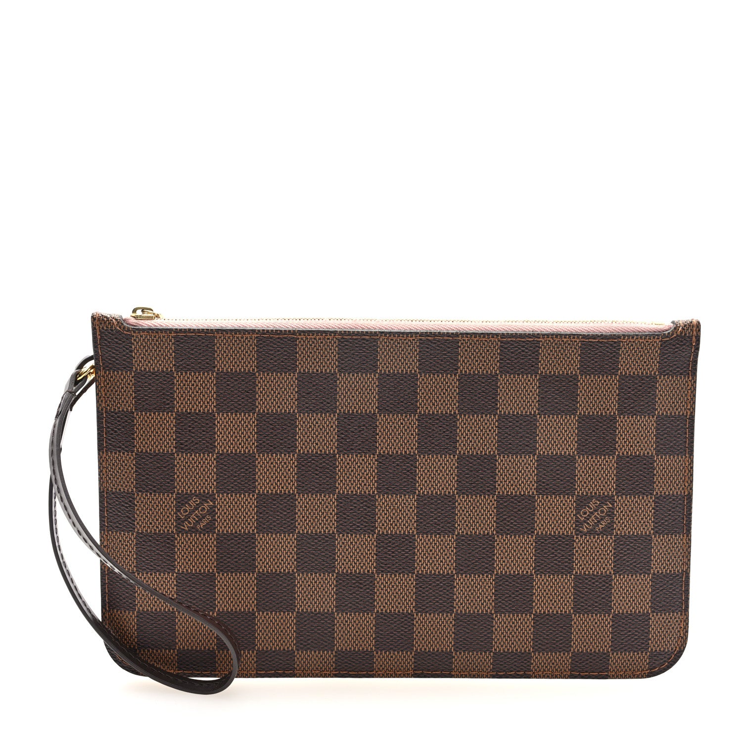 Louis Vuitton Damier Ebene Neverfull MM GM Pochette Rose Ballerine 1 of 6