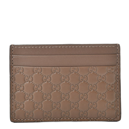Gucci Microguccissima Card Holder Acero 1 of 7