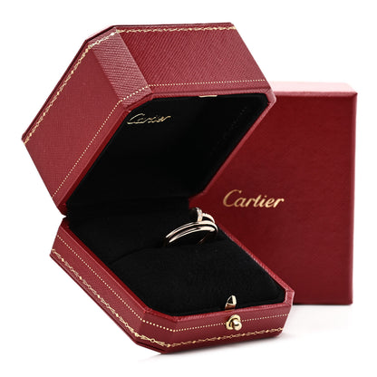 Cartier 18K Pink Gold Diamond Double Juste Un Clou Ring 58 8.25 6 of 6