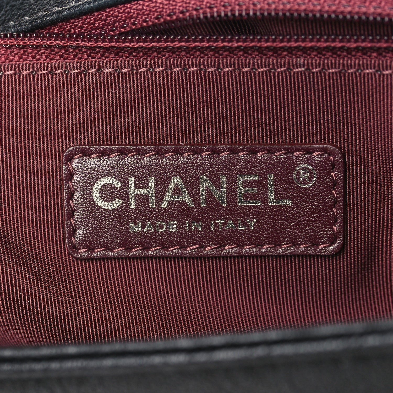 Chanel Crumpled Lambskin New Medium Studded Boy Flap Black 6 of 9
