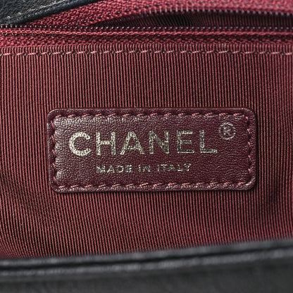 Chanel Crumpled Lambskin New Medium Studded Boy Flap Black 6 of 9