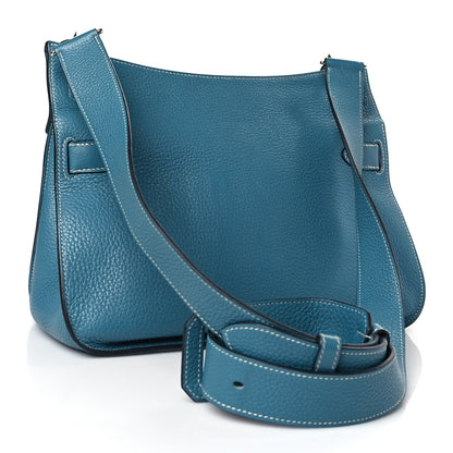 Hermes Taurillon Clemence Jypsiere 31 Blue Jean 3 of 8