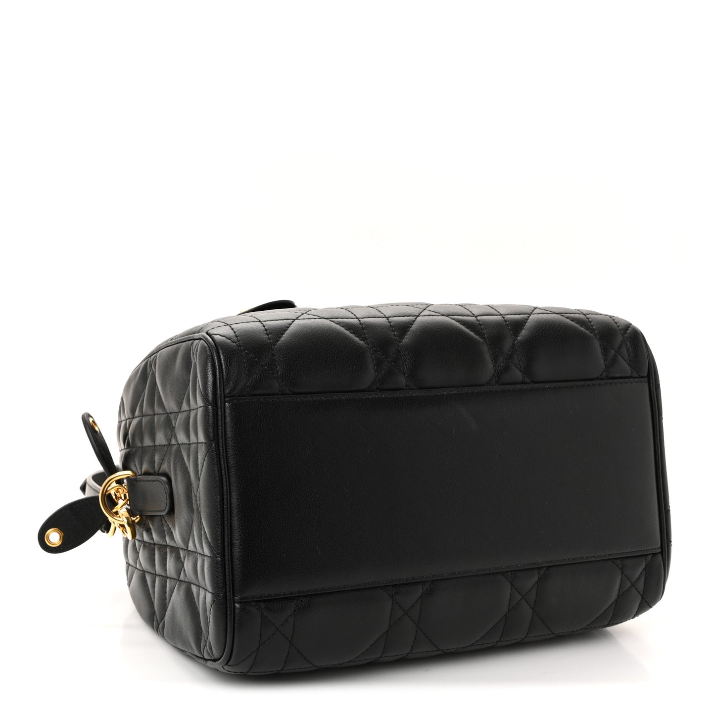 Calfskin Macrocannage Groove 25 Bag Black