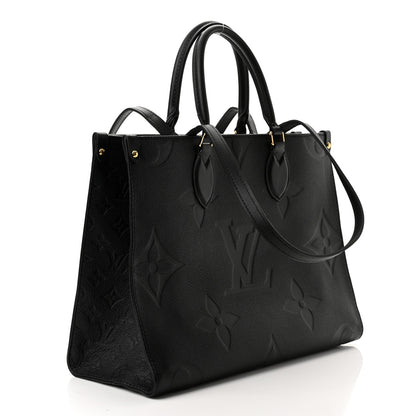 Louis Vuitton Empreinte Monogram Giant Onthego MM Black 3 of 9