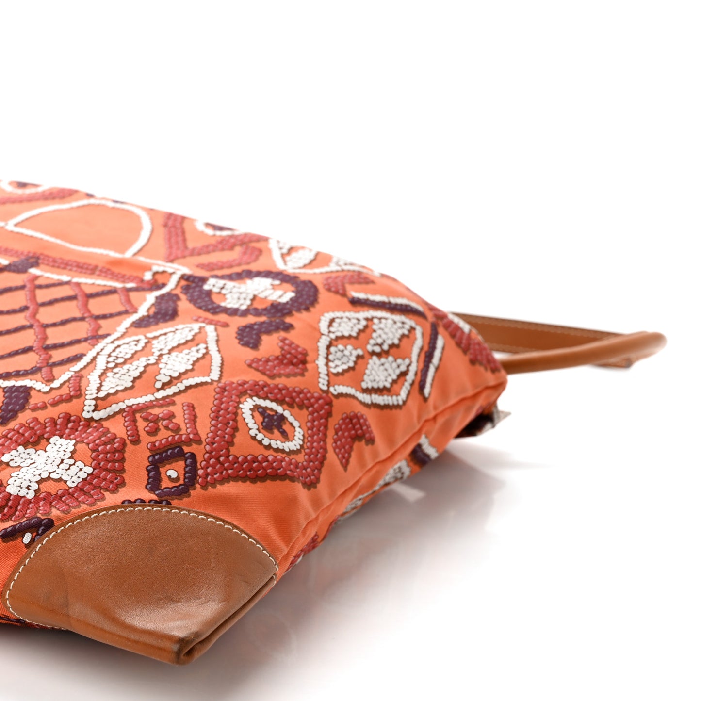 Silk Barenia Kelly En Perles Silky City 33 Bag Fauve Orange Anthracite Frambroise