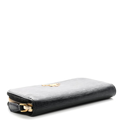 Prada Vitello Move Zip Around 6 Key Holder Black 4 of 10