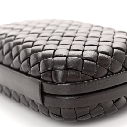 Bottega Veneta Nappa Intreccio Padded Chain Knot Clutch Fondant 9 of 10