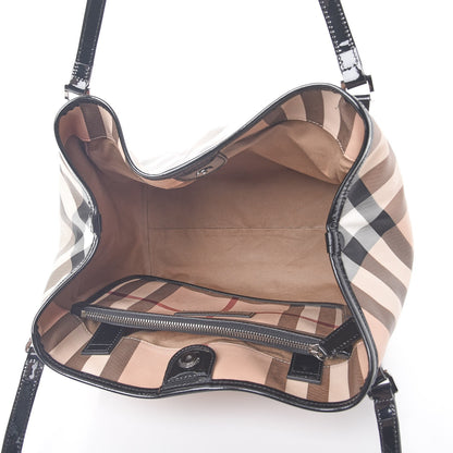Burberry Nova Check Small Canterbury Tote Black 5 of 8