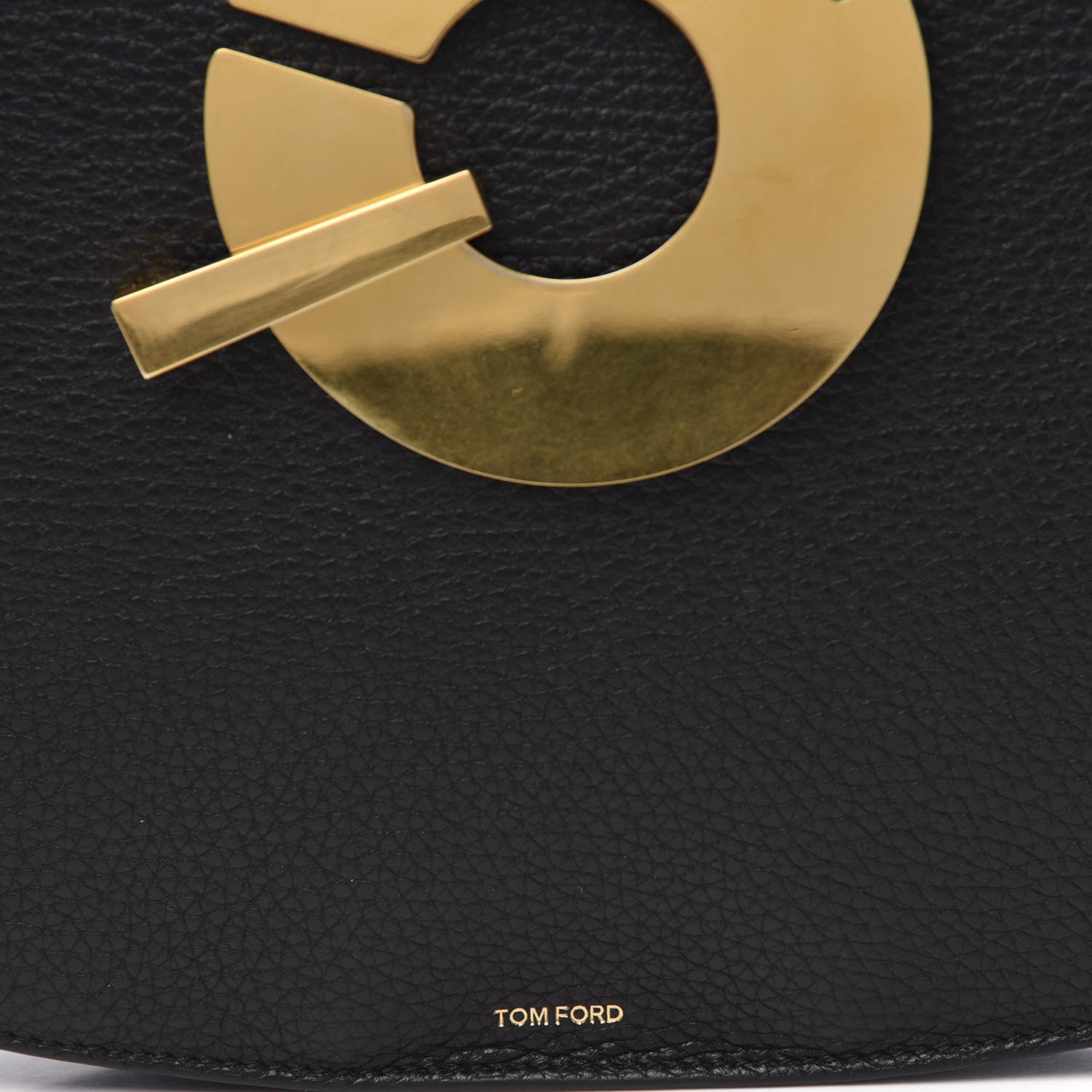 Tom Ford Grained Calfskin Ariel Shoulder Bag Black 9 of 9