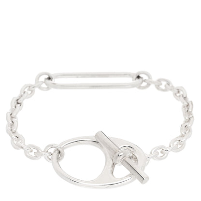 Hermes Sterling Silver Chaine d'Ancre Twist Bracelet ST 2 of 5