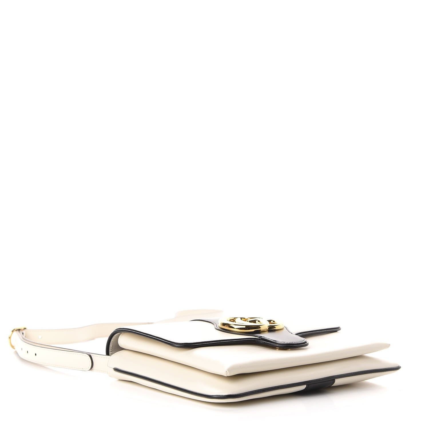 Gucci Calfskin Medium Arli Flap Shoulder Bag White 4 of 12