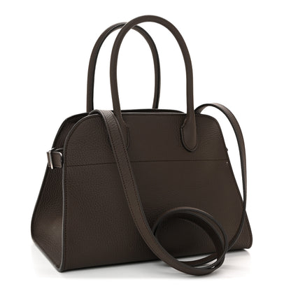 The Row Grained Calfskin Soft Margaux 10 Bag Deep Brown 3 of 10