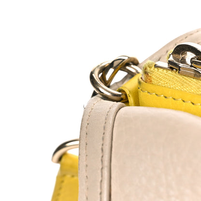 Christian Dior Calfskin Granville Tote Beige Yellow 12 of 19