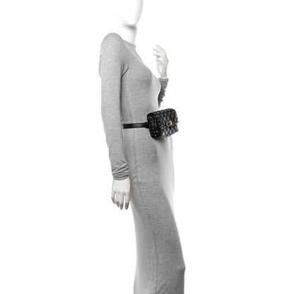 Valentino Garavani Lambskin Rockstud Spike Belt Bag 85 Black 2 of 10