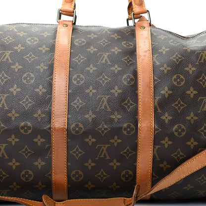 Louis Vuitton Monogram Keepall Bandouliere 55 10 of 10