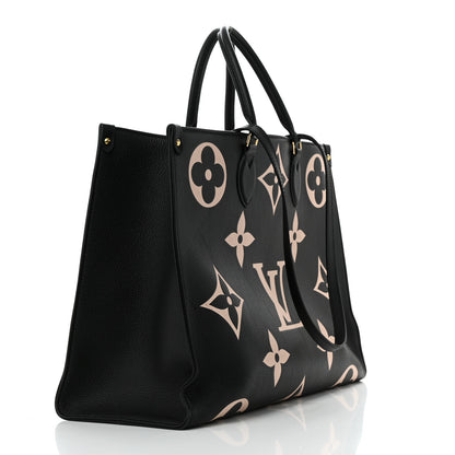 Louis Vuitton Empreinte Monogram Giant Onthego GM Black Beige 2 of 11