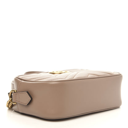 Gucci Calfskin Matelasse Mini GG Marmont Chain Shoulder Bag Porcelain Rose 4 of 11