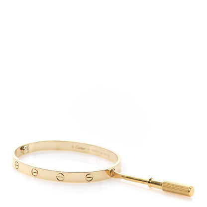 Cartier 18K Yellow Gold LOVE Bracelet 18 4 of 7