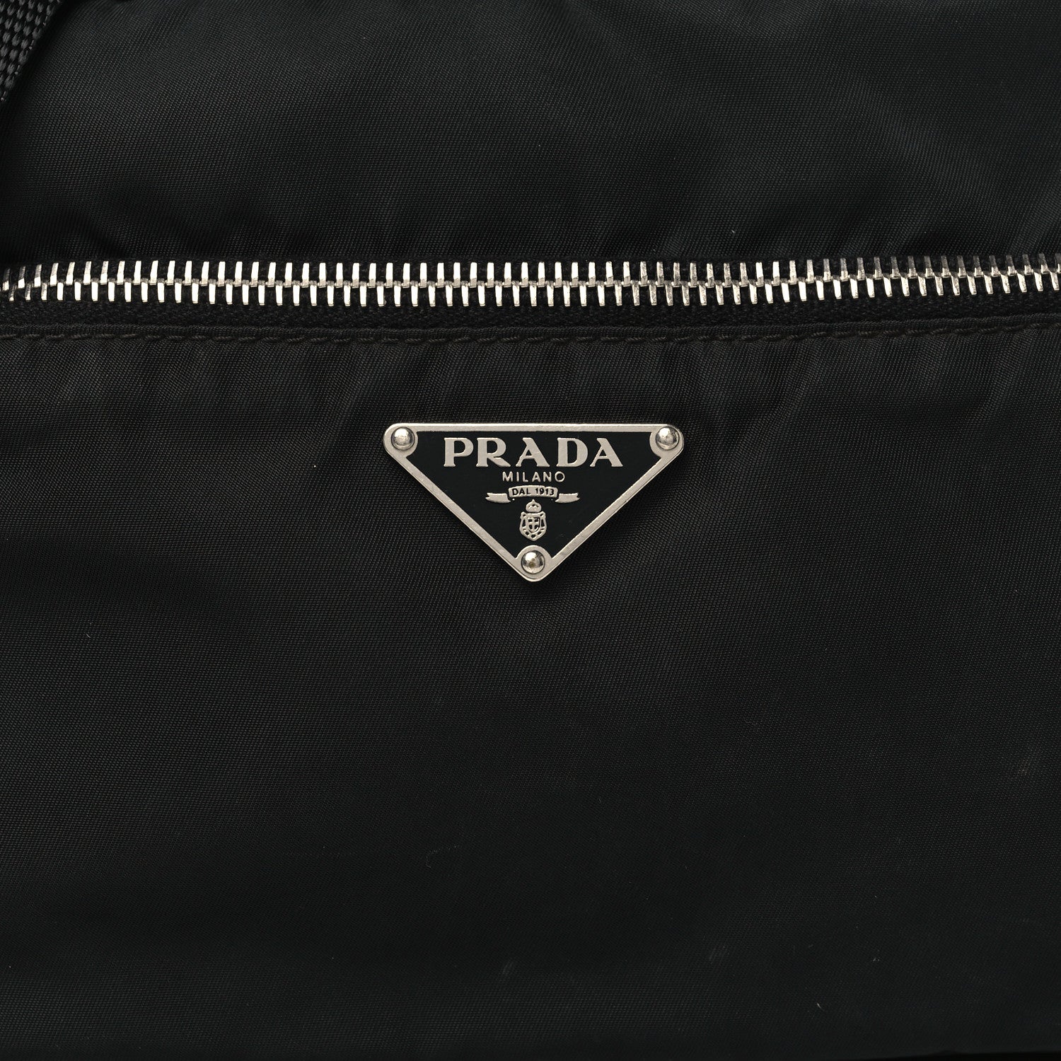 Prada Nylon Tessuto Messenger Bag Black 8 of 10