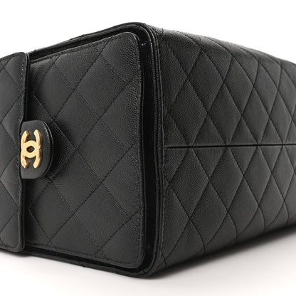 Chanel Caviar Quilted Medium Chanel 25 Handbag Black 10 of 11