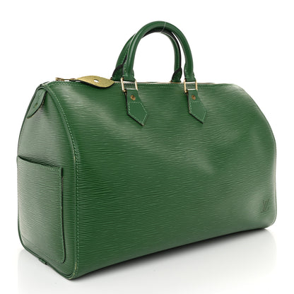 Louis Vuitton Epi Speedy 35 Borneo 3 of 10